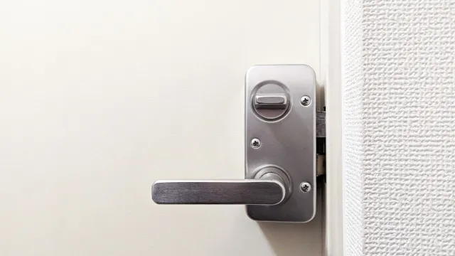 面付き箱錠